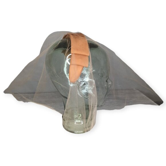 Vintage Rust/Orange Veiled Headband - Picture 2 of 5